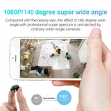 Mini cámara inalámbrica para el hogar, full HD, perfecta para interiores y exteriores .