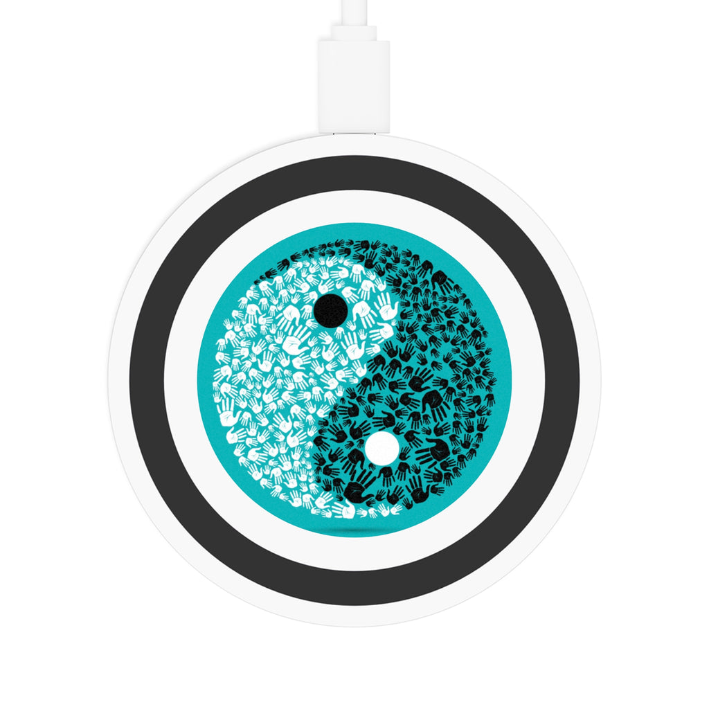 Yin Yang Floral Wireless Charging Pad