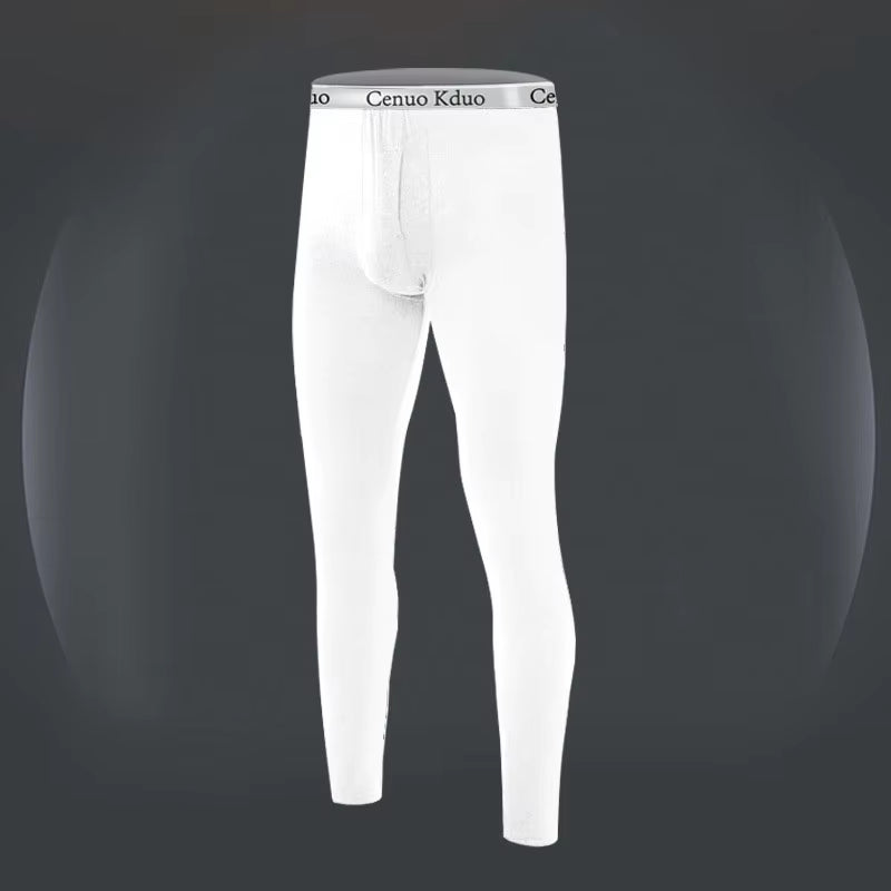 2025 New Men'S Tight Sports Pants Slim Pants Autumn and Winter Thermal Pants Plush High Stretch Quick Drying Compression Pants