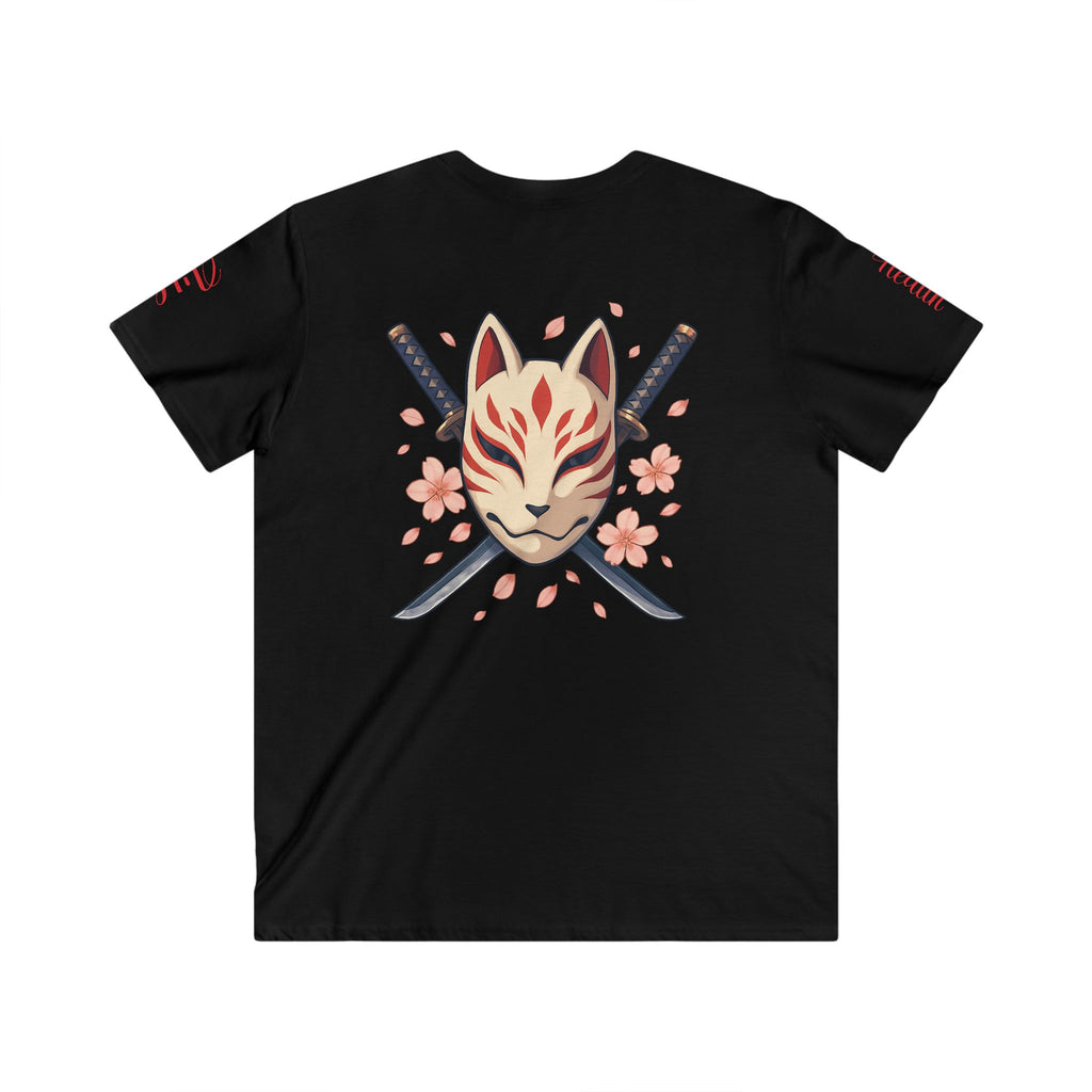 Koi Fish V-Neck Tee | Japanese Art Shirt, Casual Wear, Unique Gift, Summer Fashion, Anime Merchandise