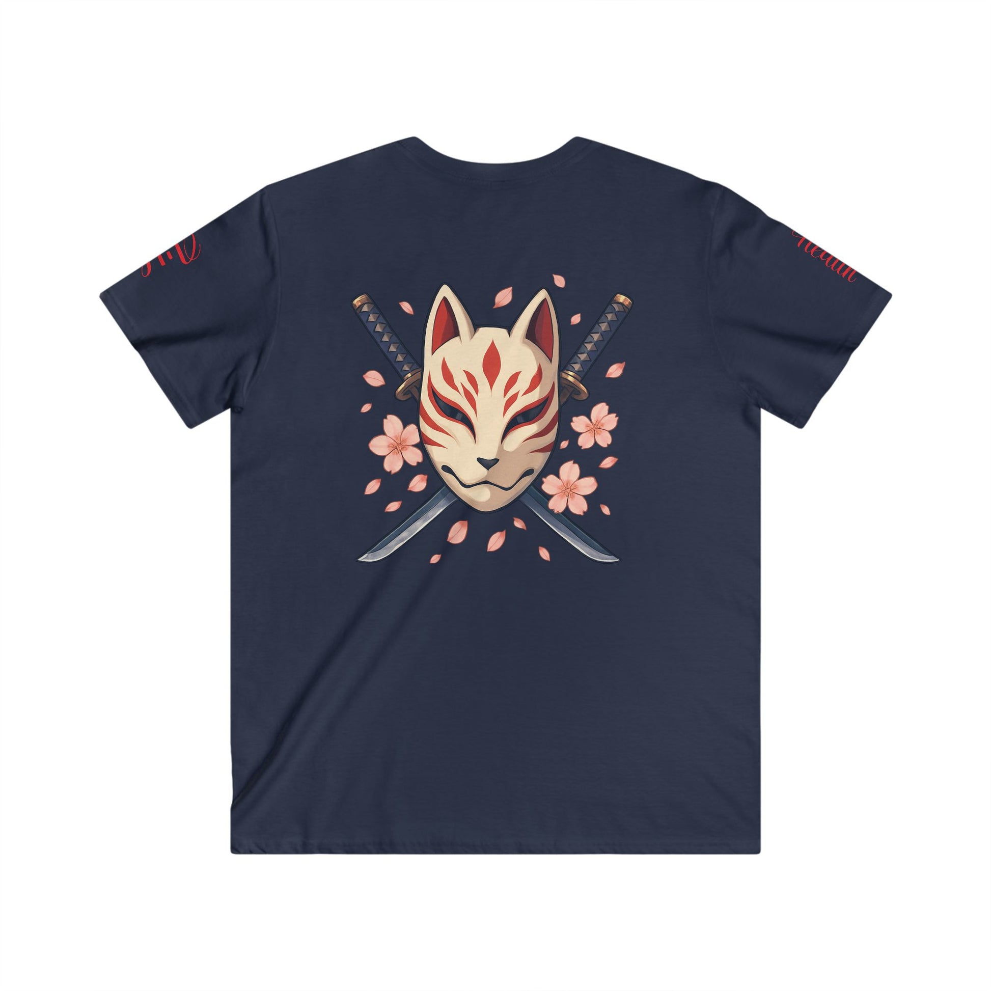 Koi Fish V-Neck Tee | Japanese Art Shirt, Casual Wear, Unique Gift, Summer Fashion, Anime Merchandise
