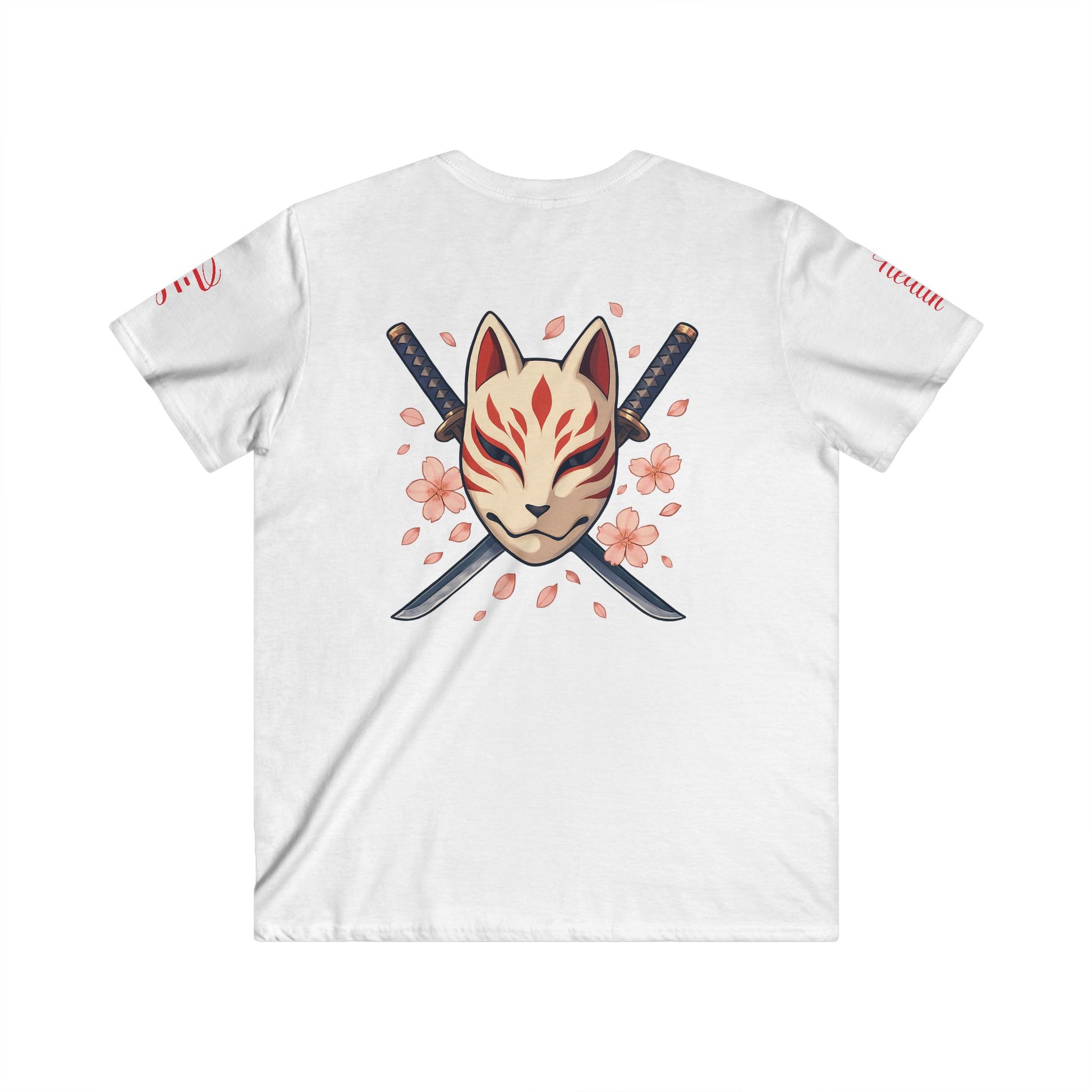 Koi Fish V-Neck Tee | Japanese Art Shirt, Casual Wear, Unique Gift, Summer Fashion, Anime Merchandise