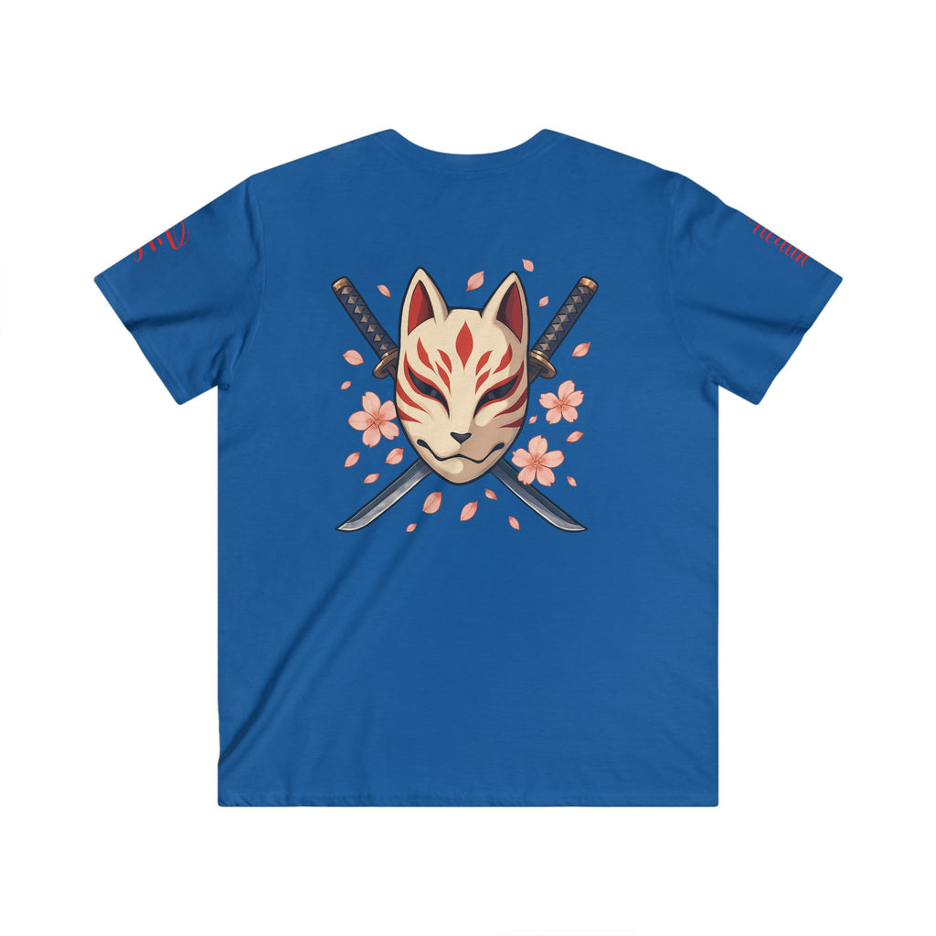 Koi Fish V-Neck Tee | Japanese Art Shirt, Casual Wear, Unique Gift, Summer Fashion, Anime Merchandise
