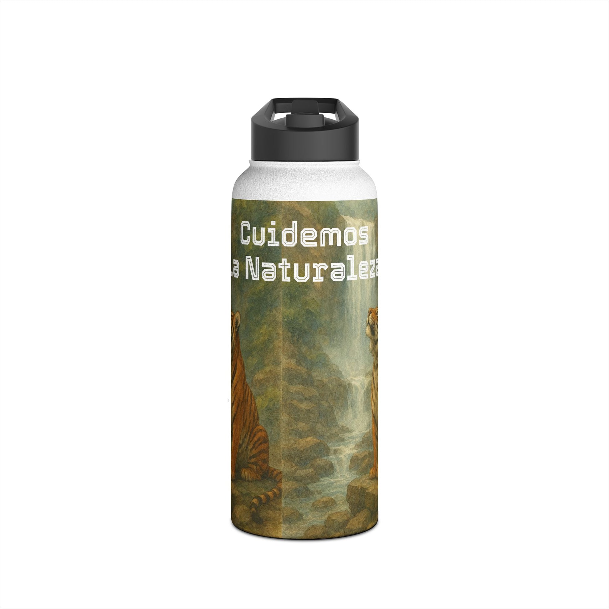 Eco-friendly water bottle, Korean stainless steel design inspired by nature: eco-friendly hiking gear, eco-friendly gift, travel companion, outdoor hydration