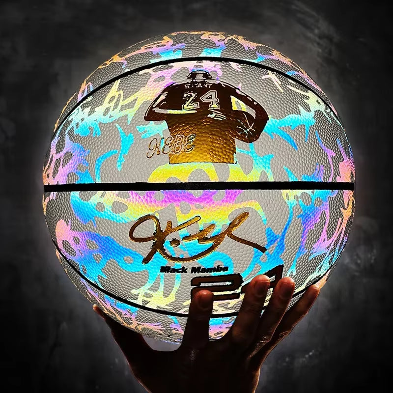 Luminescent Basketball, 7 inch size for children and adults