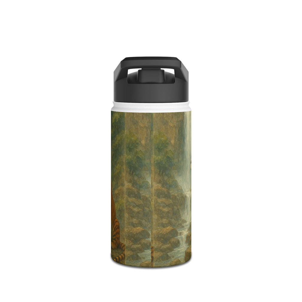 Nature-Inspired Stainless Steel Water Bottle - Eco-Friendly Hiking Gear, Environmental Gift, Travel Companion, Outdoor Hydration