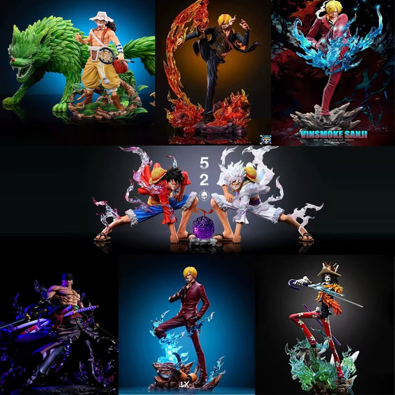 Luffy figure after Gear 3. Limited Edition 2026. Resin statues. Collectible toys. Gifts.