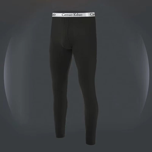 2025 New Men'S Tight Sports Pants Slim Pants Autumn and Winter Thermal Pants Plush High Stretch Quick Drying Compression Pants