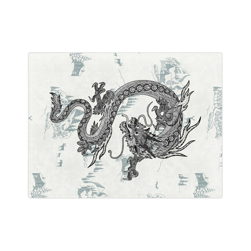 Dragon Print Velveteen Microfiber Blanket - Cozy Throw for Home Decor, Gift for Dragon Lovers, Soft Blanket for All Seasons, Perfect [...]