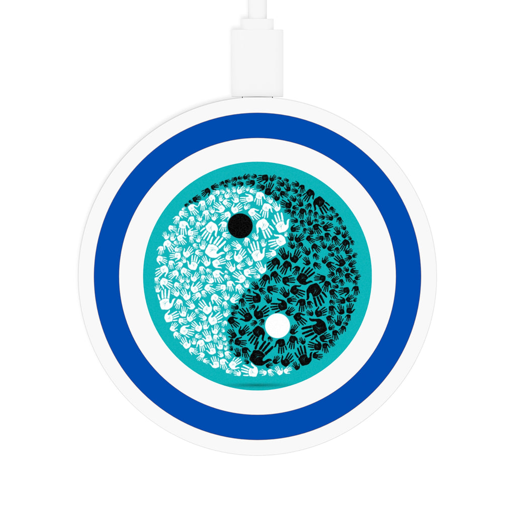 Yin Yang Floral Wireless Charging Pad