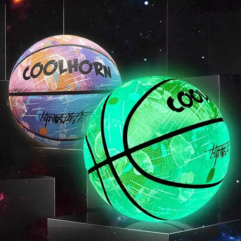 Luminescent Basketball, 7 inch size for children and adults