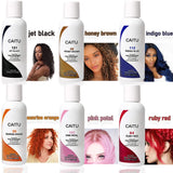 Tinte líquido semipermanente Caitu multicolor para el cabello, damas y caballeros