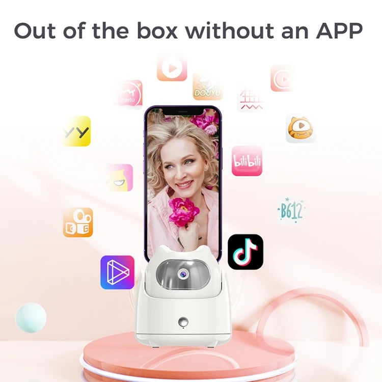 Soporte para celular con seguimiento facial inteligente de 360 ​​grados.