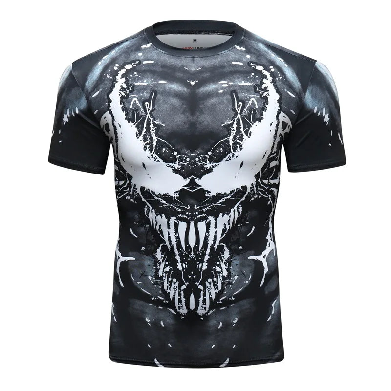 Rashguard shirt and pants for MMA, BJJ, fitness, boxing, Muay Thai, and kickboxing.