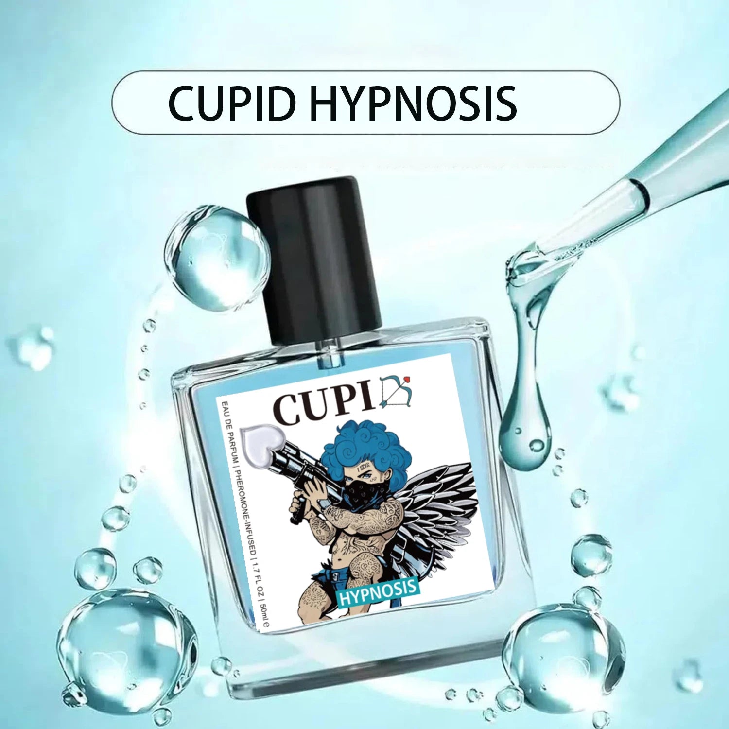 Cupid Hypnosis 50ml perfume for men, long-lasting.