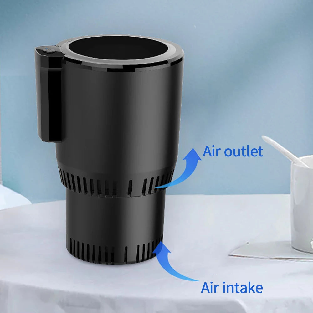 2-in-1 Car Cup Warmer, 12V Smart Touch Screen Car Cup Warmer and Cooler, Office Cup Holder for Car Travel. auto