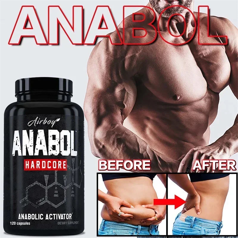 Anabol Hardcore Supplement - Repair Muscle, Muscle Growth, Energy Support, Metabolism.