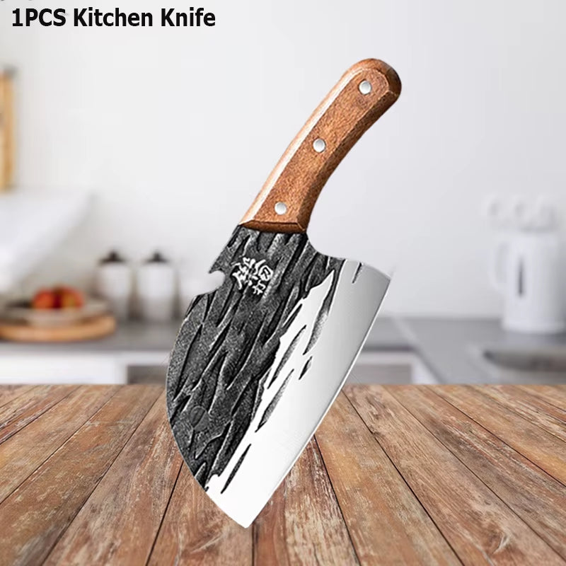 WXCOO brand multipurpose handmade knife set for professional chefs