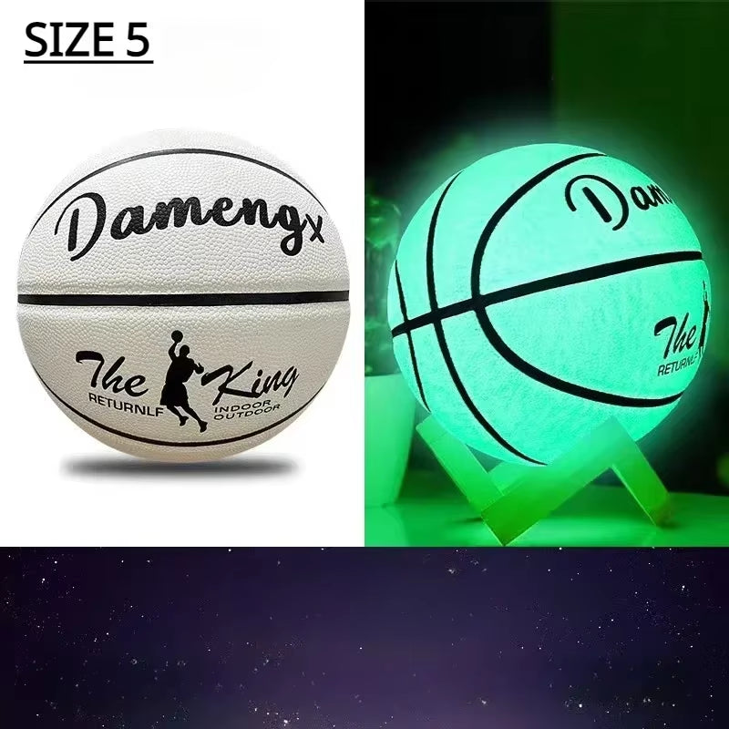 Luminescent Basketball, 7 inch size for children and adults